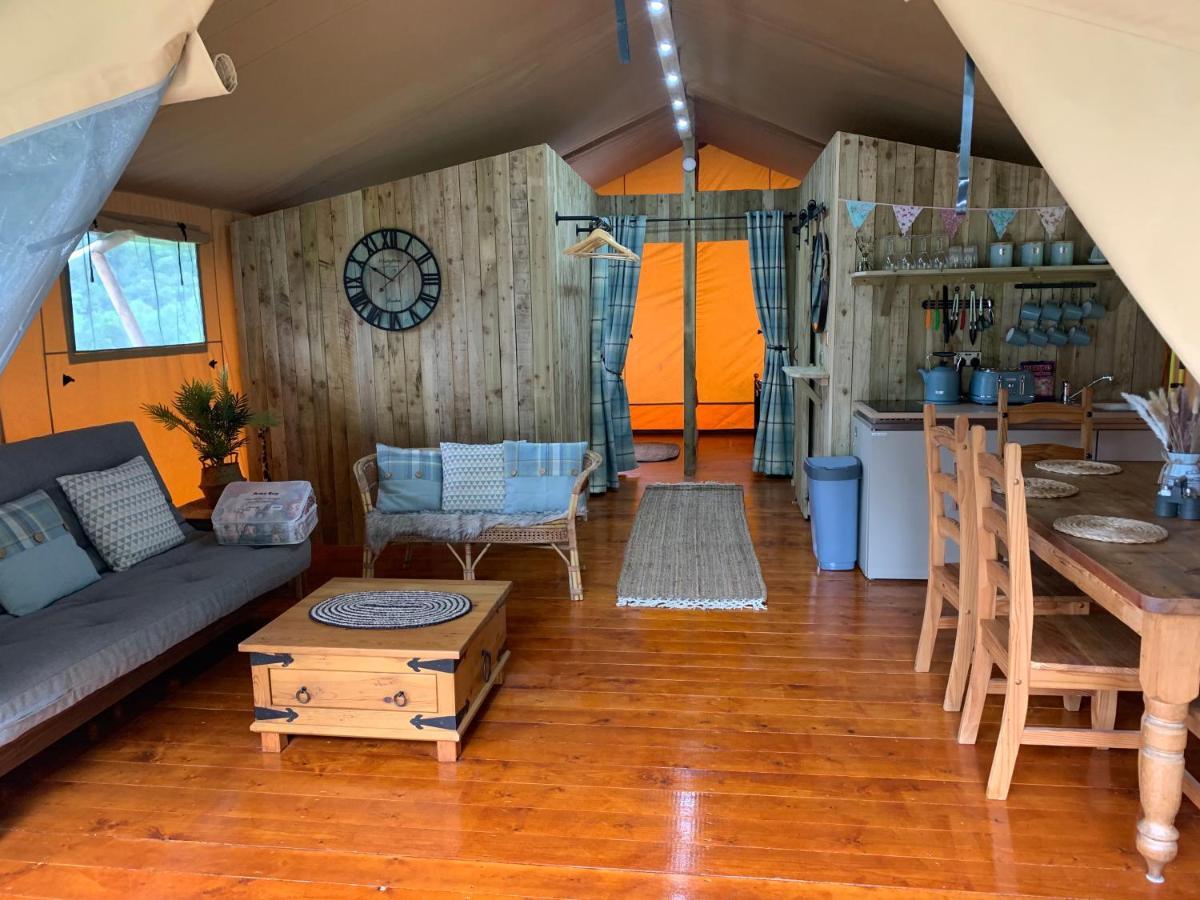 Mountain View Safari Tent With Hot Tub In The Heart Of Snowdonia Dolgellau Exteriör bild